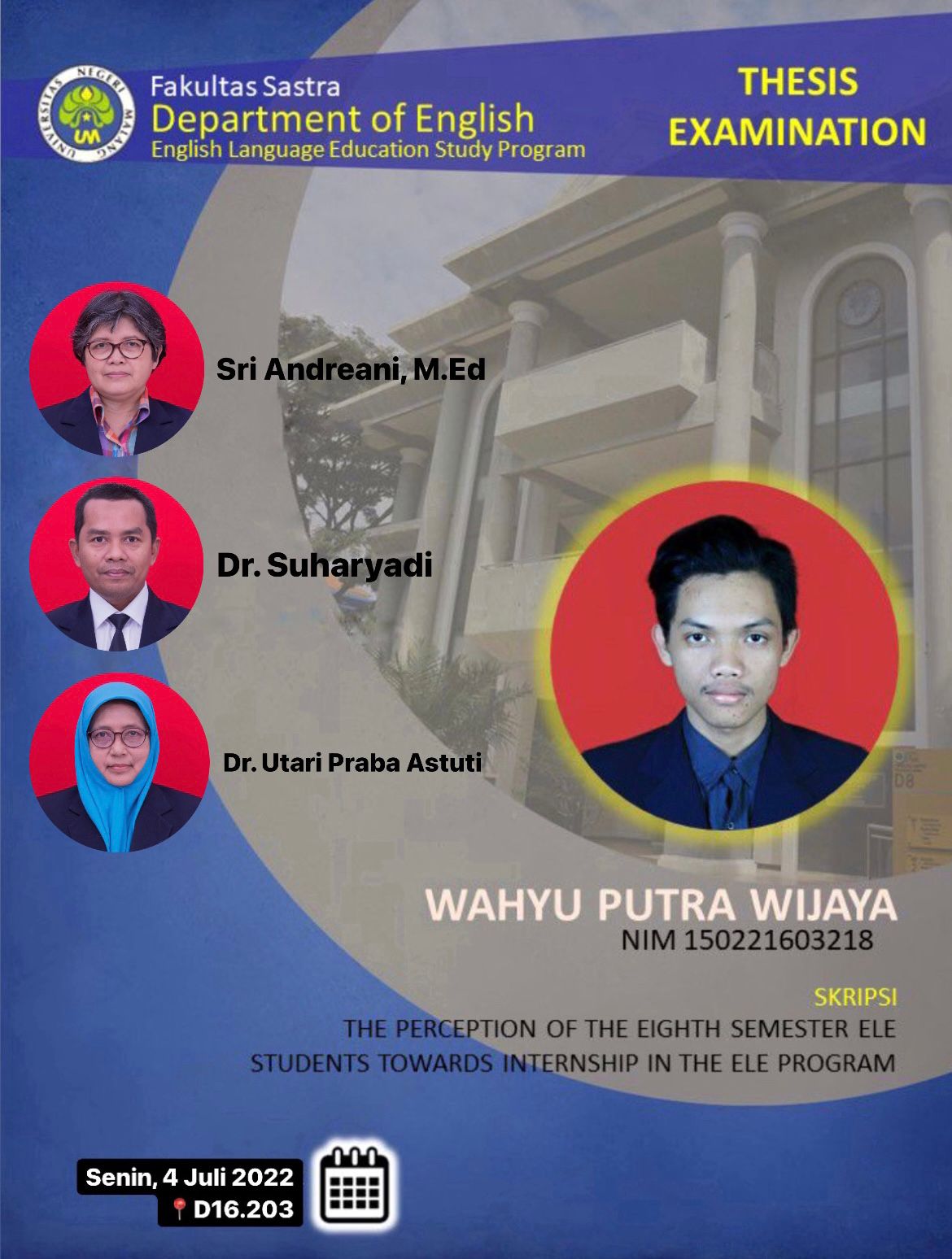 Thesis Examination Wahyu Putra WIjaya